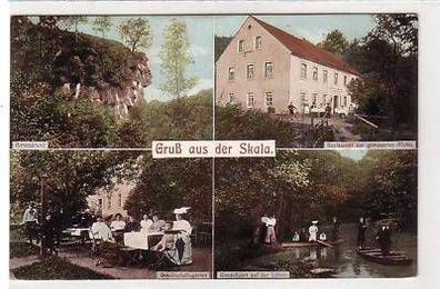 41296 Mehrbild Ak Gruß aus der Skala Gasthof usw. 1914