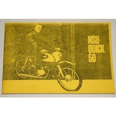 Betriebsanleitung NSU Quick 50 Moped