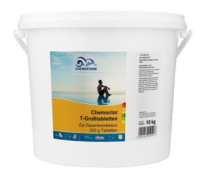 10Kg Chemoform Chemoclor Chlortabletten 200Gr. Tabs