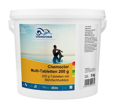 5Kg Chemoform Chemoclor Multitabs 200Gr. All in one Flockung Algenex Chlor