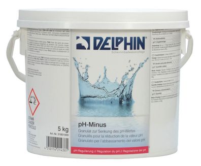 5Kg Delphin PH Minus / Senker Granulat