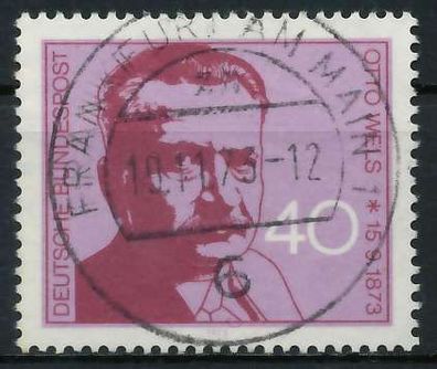 BRD 1973 Nr 780 zentrisch gestempelt X84FF1A