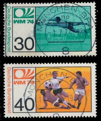 BRD 1974 Nr 811-812 zentrisch gestempelt X85041E