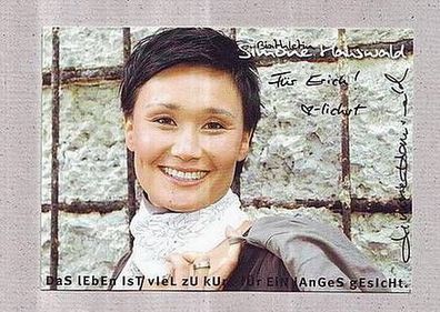Simone Hauswald (Biathlon) - sig. Autogrammkarte