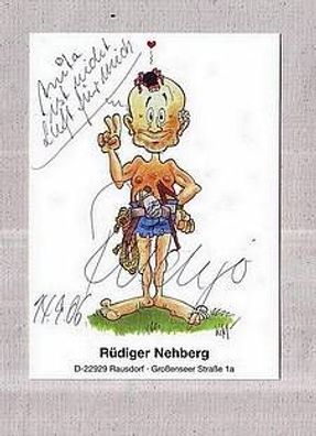Rüdiger Nehberg (Abenteurer) - persönlich signiert