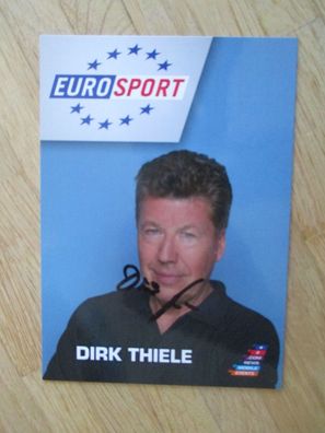 Eurosport Fernsehmoderator Dirk Thiele - handsigniertes Autogramm!!!