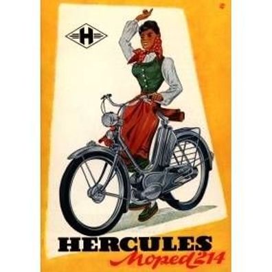 Original-Prospekt Hercules Moped 214