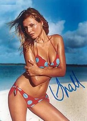 SEXY Original Autogramm Bridget HALL auf HGF (COA)