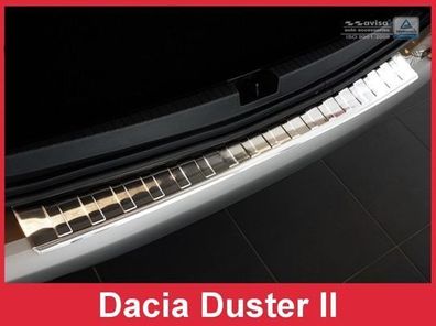 Ladekantenschutz | Edelstahl passend für Dacia Duster II 2017-2021, FL2021->