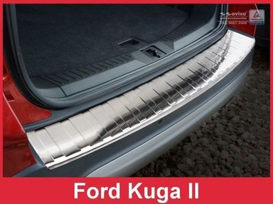 Ladekantenschutz | Edelstahl passend für Ford Kuga II / Ford Kuga II Vignale