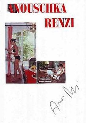 Anouschka Renzi - persönlich signiert 30x20cm