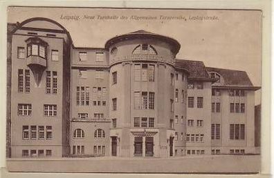 15/1 Ak Leipzig Turnverein Turnhalle Leplaystraße 1917