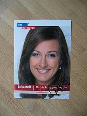 WDR Fernsehmoderatorin Ingrid Zimmer - handsigniertes Autogramm!!!