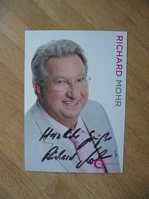 QVC Fernsehmoderator Richard Mohr - Autogramm!