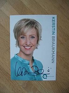 QVC Fernsehmoderatorin Kerstin Braukmann - Autogramm!