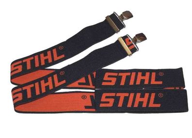 STIHL Hosenträger profi schwarz für Bundhose mit Klipse