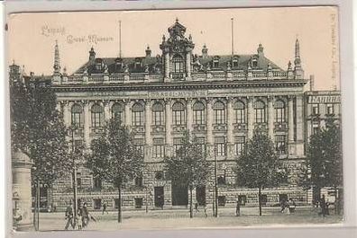5/14 Ak Leipzig Grassi Museum Litfaßsäule um 1910