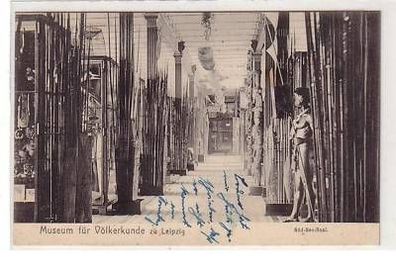 12/28 Ak Leipzig Museum für Völkerkunde 1910
