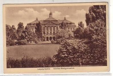 12/30 Ak Leipzig Gohlis Schiller Realgymnasium 1942