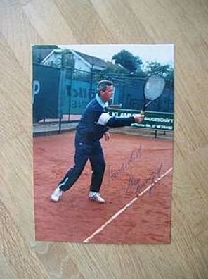 Daviscup Tennislegende Wilhelm Bungert - Autogramm!