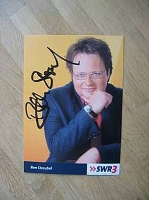 SWR3 Radiomoderator Ben Streubel - handsigniertes Autogramm!!!