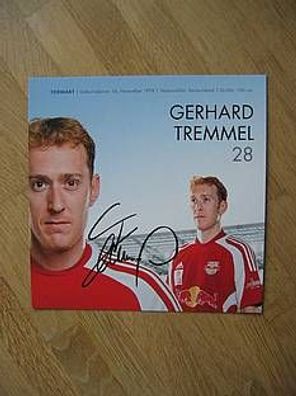 Red Bull Salzburg - Gerhard Tremmel - hands Autogramm!