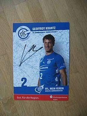 VfL Gummersbach Saison 10/11 Geoffroy Krantz Autogramm