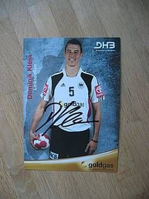 Handball Nationalmannschaft Dominik Klein Autogramm!!!