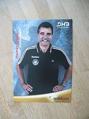 Handball Nationalmannschaft Heiner Brand Autogrammkarte