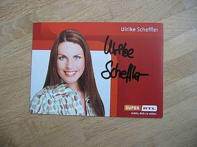 SuperRTL Fernsehmoderatorin Ulrike Scheffler Autogramm!