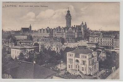 2/13 Ak Leipzig Blick nach dem neuen Rathaus 1911