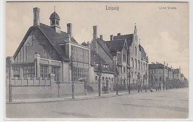 1/55 Ak Leipzig Linné Strasse um 1906