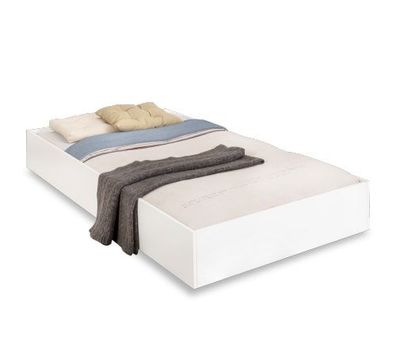 Bettkasten / Gästebett / Zusatzbett WHITE, 90x190 cm