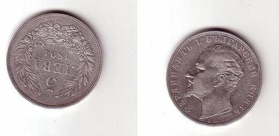 5 Lewa Silber Münze Bulgarien 1894
