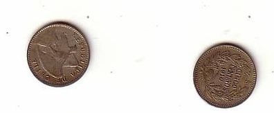 5 Centavos Silber Münze Chile 1910