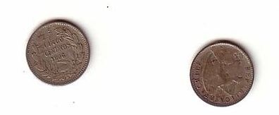 5 Centavos Silber Münze Chile 1906