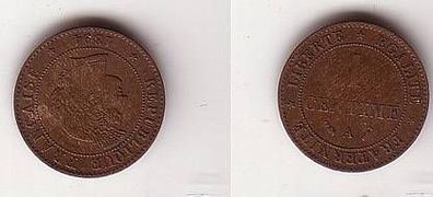 1 Centime Kupfer Münze Frankreich 1894 A