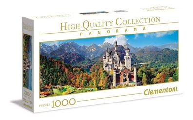 Clementoni High Quality Collection Puzzle Neuschwanstein 1000 Teile Panorama