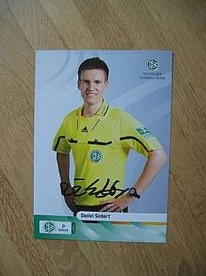 DFB Bundesligaschiedsrichter Daniel Siebert - handsigniertes Autogramm!!!