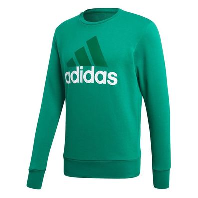 adidas Essentials ESS Big Logo Crew Neck Sweatshirt CF1681 Bold Green