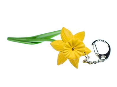 Narzisse Schlüsselanhänger Miniblings Blume Garten Blumen Ostern Osterglocke