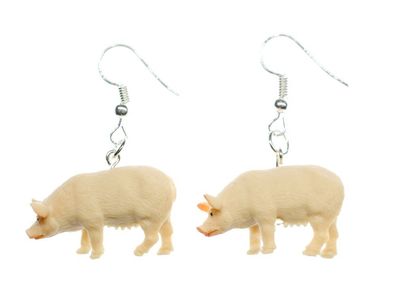 Schwein Ohrringe Ohrhänger Miniblings Glücksschwein Glück Glücksbringer Schweine