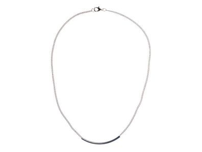 Stab Kette Halskette Miniblings 45cm silber Ketten Formen abstrakt Form
