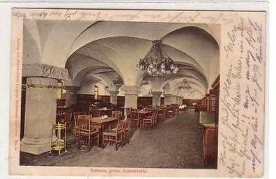 32/106 Ak Leipzig Rathaus grosser Schankkeller 1907