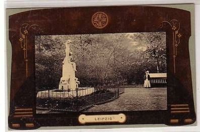 19/18 Jugendstil-Ak Leipzig Schäferbrunnen 1911