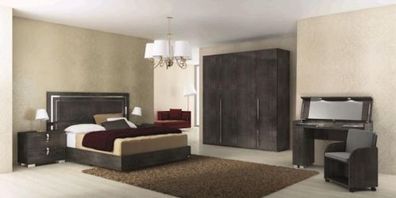 Schlafzimmer – Set SARAH GREY BIRCH, italienische luxus Möbel