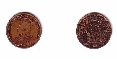 1 Cent Kupfer Münze Kanada 1911