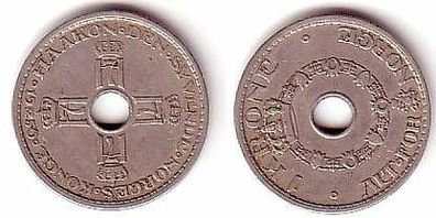 1 Krone Nickel Münze Norwegen 1950