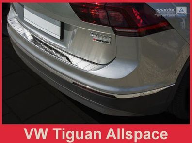 Ladekantenschutz | Edelstahl passend für VW Tiguan II 2015-2020, FL2020->