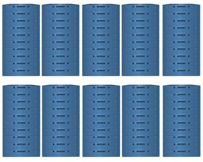 100 Stück Metzgerkiste Euronormkiste E1 Blau stapelbar Lagerbox neu